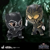 Hot Toys Black Panther and Erick Killmonger Cosbaby (S) Bobble-Head Collectible Set