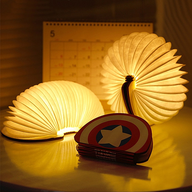 MARVEL Cute Foldable Book LED Lamp