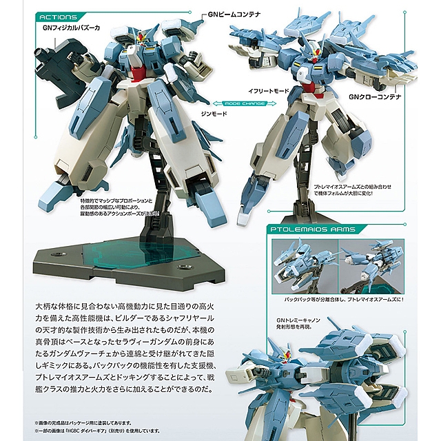 Details about   Bandai HGBD 1/144 Seravee Gundam Scheherazade Plastic Model