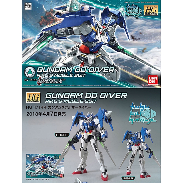 Bandai 1/144 HG Gundam 00 Diver