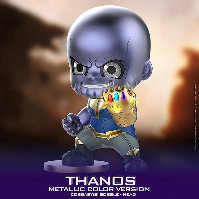 Hot Toys Thanos Metallic Color Version Cosbaby S Bobble Head