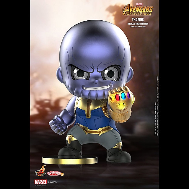 Hot Toys Thanos Metallic Color Version Cosbaby (S) Bobble-Head