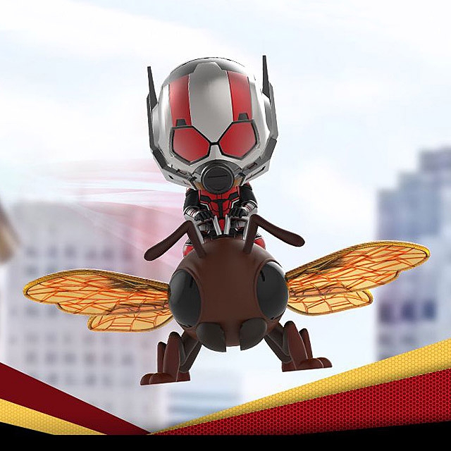 Hot Toys Ant-Man and Wasp - Ant-Man on Flying Ant Cosbaby (S) Bobble-Head Collectible Set