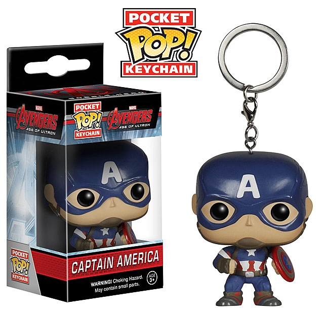 vroegrijp Natuur Smelten Funko POP Avengers 2 - Captain America Keychain