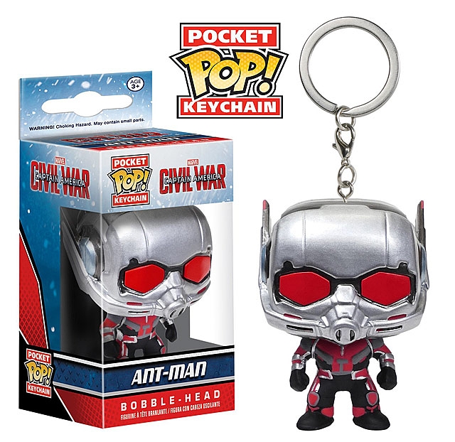 Multicolor Funko Pop Keychain Marvel Wasp-Ant-Man Collectible Figure