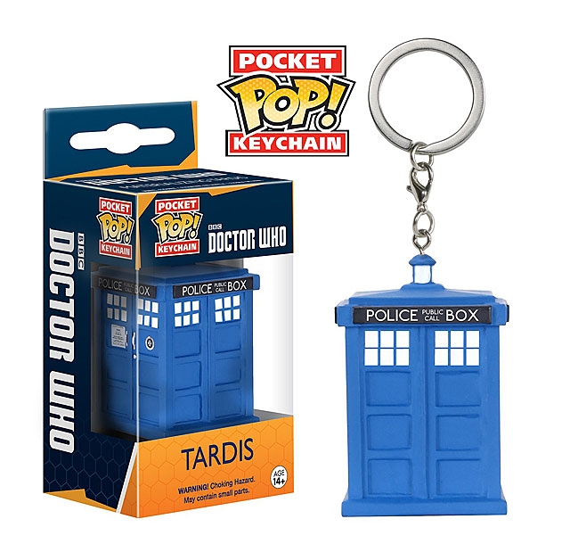 Funko POP Tasche Geschenk Doctor Who Tardis Tenth Doctor Schlüsselanhänger DE 
