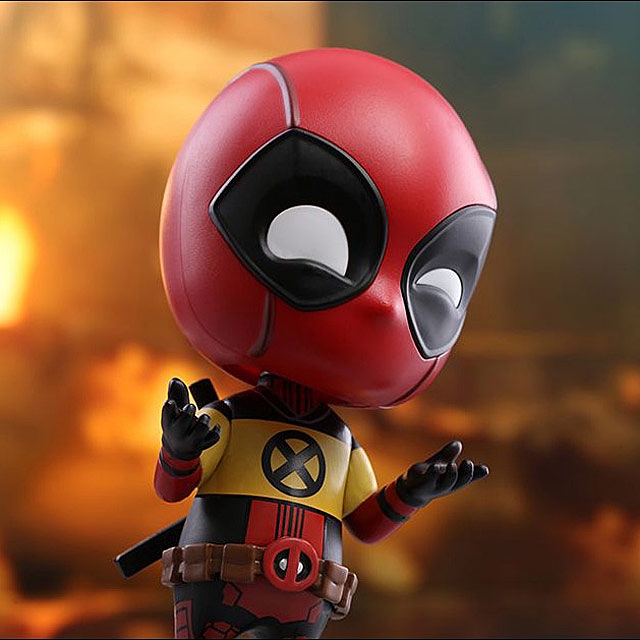 Deadpool 2 Posing Grenade Holding Version Cosbaby Bobble Head Figure Model Toy 