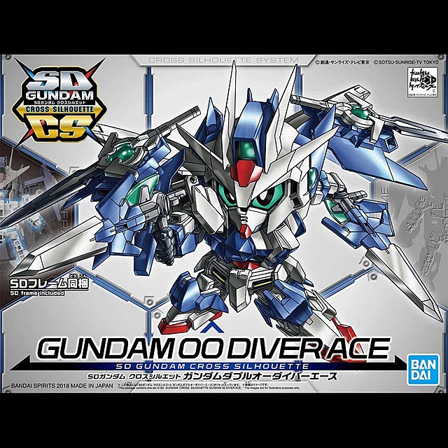 Bandai SD Gundam Cross Silhouette Gundam 00 Diver Ace