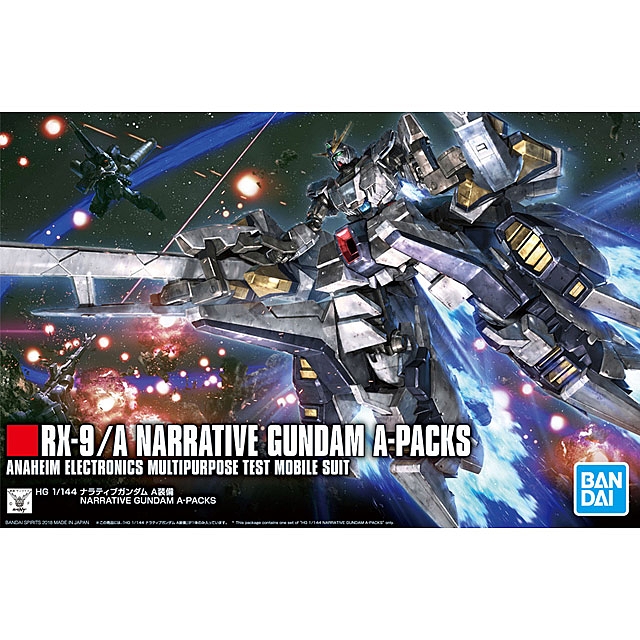 Bandai 1/144 HG Gundam Narrative Gundam A-Packs