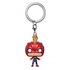 Funko POP Captain Marvel (w/Helmet) Keychain
