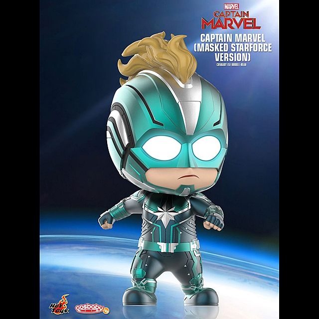 Hot Toys Captain Marvel - Masked Starforce Version Cosbaby (S) Bobble-Head