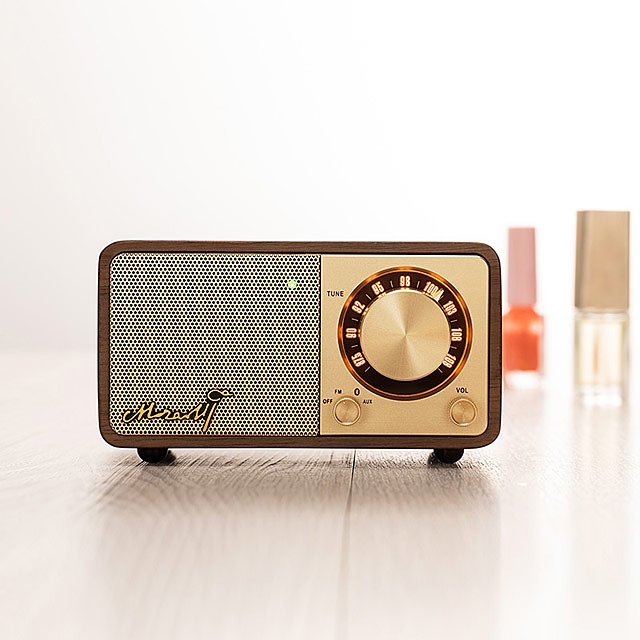 Sangean Mozart Mini Walnut FM Radio Bluetooth Speaker