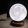 Magnetic Levitation Floating Moon 3D Printing LED Night