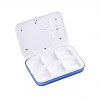 Portable Pill Case with Digital Alarm Clock (6 Compartments)