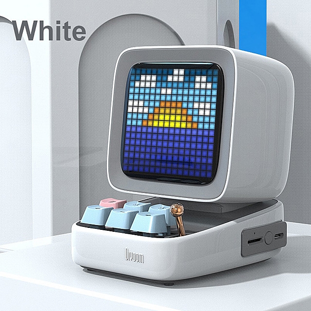 Divoom Ditoo Retro Pixel Art Game Bluetooth Speaker with Sleep Aid Function