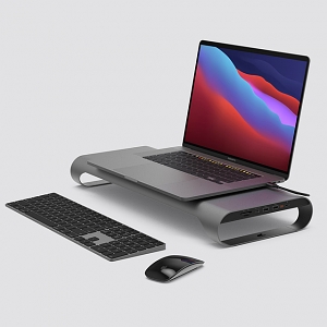 MonitorMate ProBASE Gen2 - USB-C Aluminum Monitor/Laptop Stand