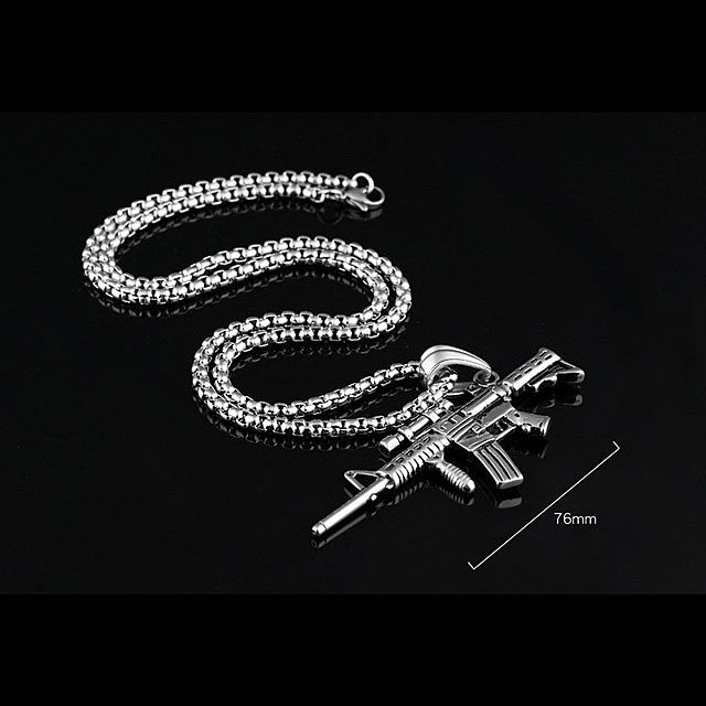 AK 47 Pendant & Chain – Raheem Da Jeweler