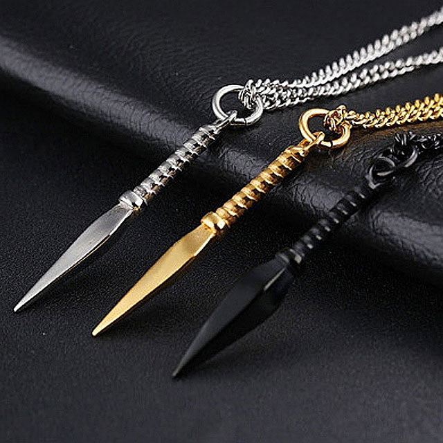 Razor Blade Pendant Titanium Steel Necklace – Taraiga