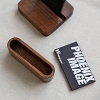 Wooden Business Card Holder Stand