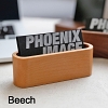 Wooden Business Card Holder Stand