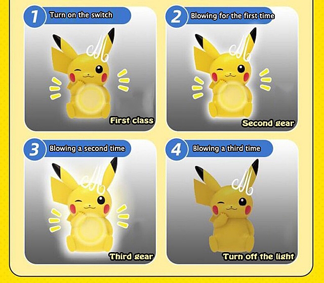 Pokemon Series Blowing Light