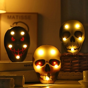 Halloween Skull LED Lamp