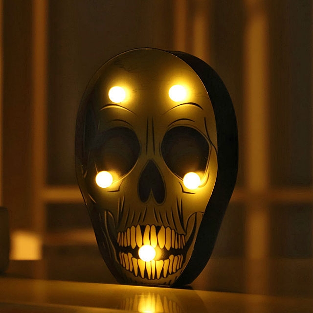 Halloween Skull LED Lamp