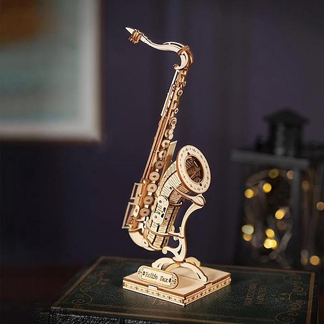 Rolife Saxophone TG309 3D Wooden Puzzle