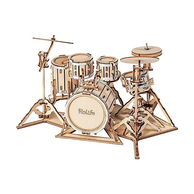 Rolife Drum kit TG409 3D Wooden Puzzle