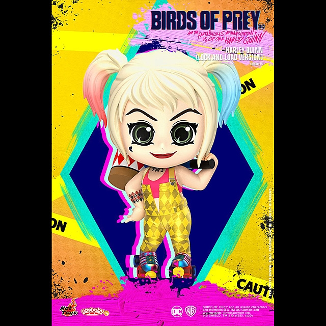 Hot Toys Birds of Prey - Harley Quinn (Lock and Load Version) Cosbaby (S) Bobble-Head