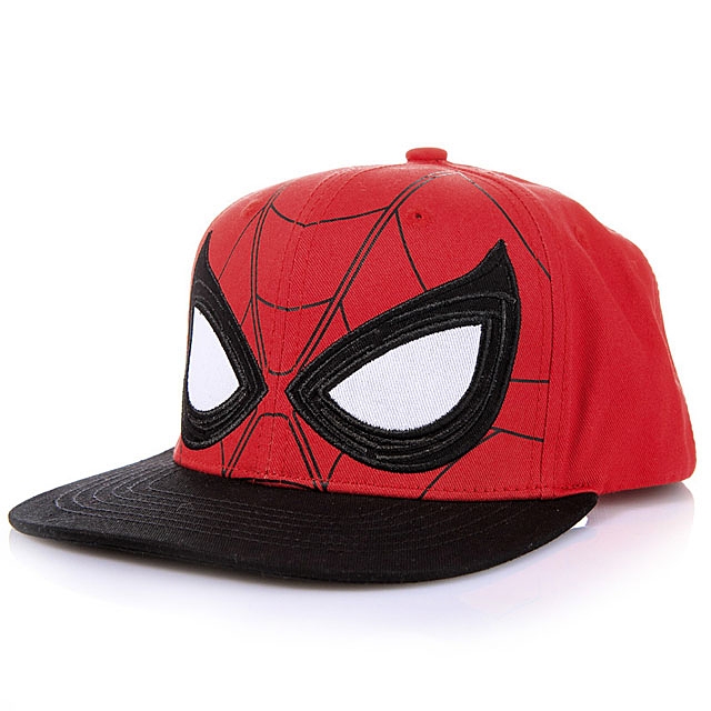 Marvel Spider Man Big Eye Shape Flat Baseball Cap