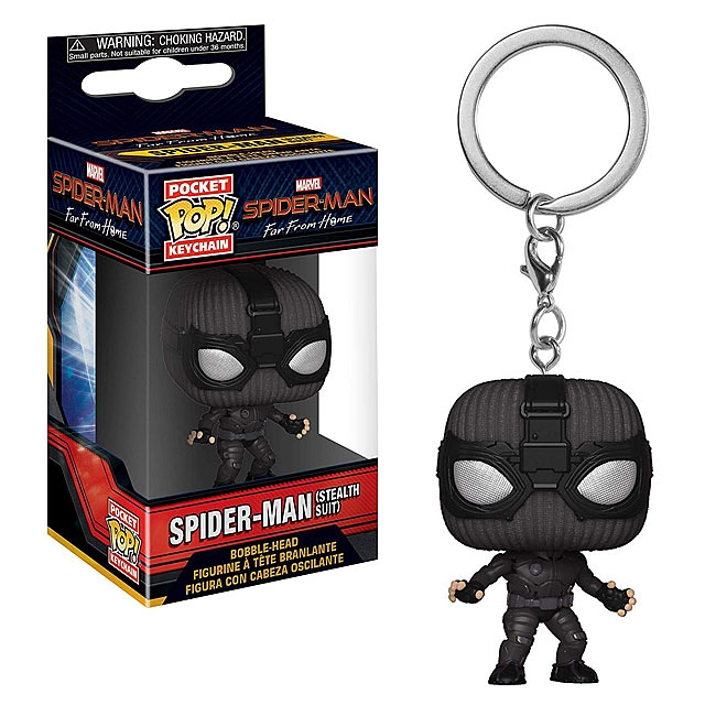 Funko POP Spider-Man (Stealth Suit) Keychain
