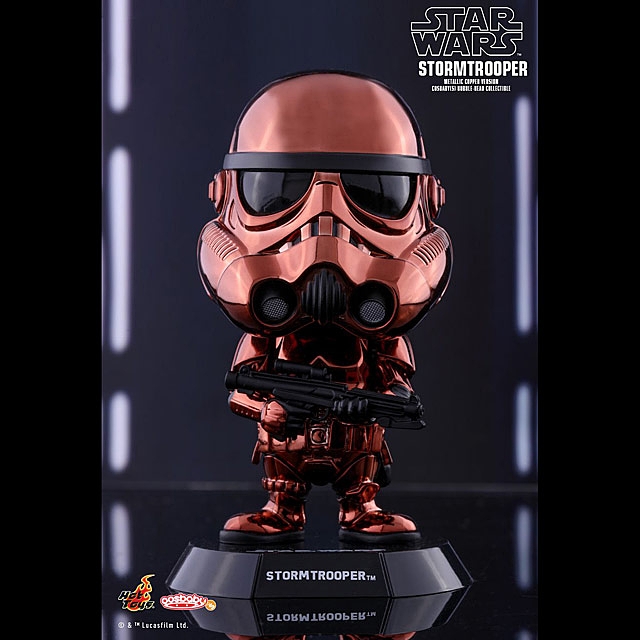 Hot Toys Star Wars Stormtrooper (Metallic Color Version) Cosbaby (S) Bobble-Head