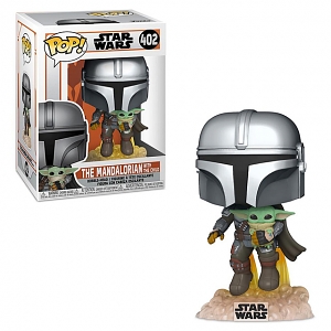 Funko POP Star Wars - The Mandalorian with the Child #402 Figure