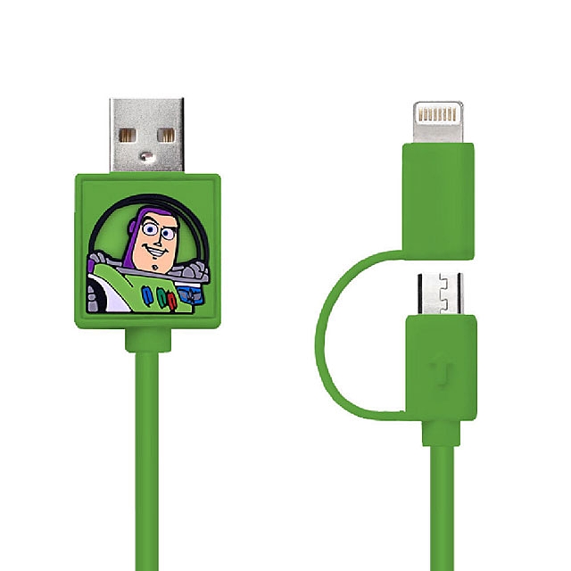 Toy Story Series 2-in-1 Lightning + microUSB Fast Charging Cable