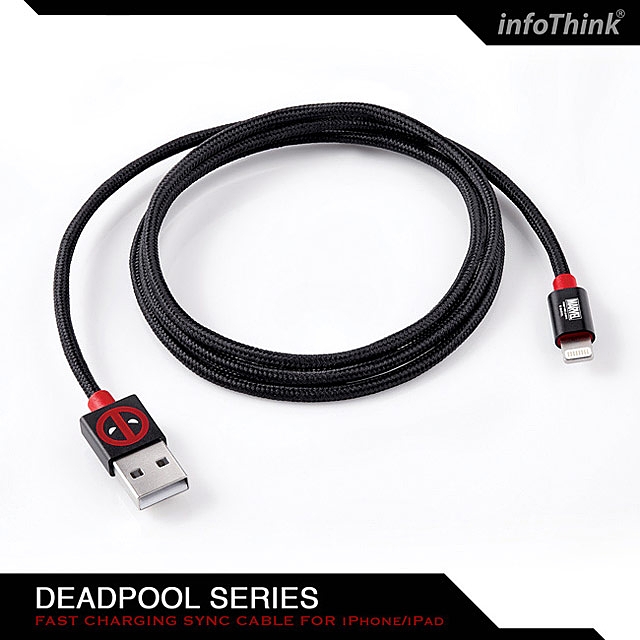 infoThink Deadpool 2 Lightning USB Cable