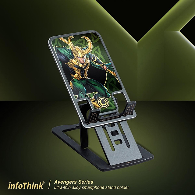 infoThink Avengers Series Ultra-Thin Alloy Smartphone Holder - Rocky