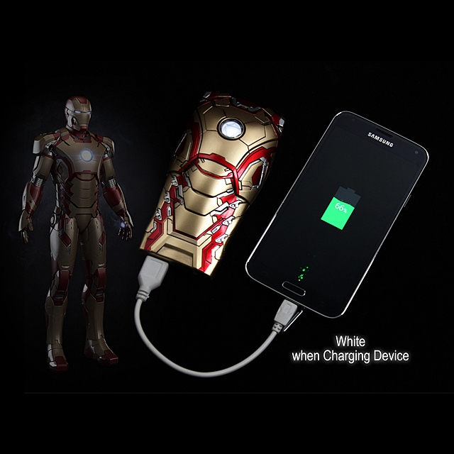 MARVEL Iron Man 3 Mark XLII (42) Armor Power Bank 5000mAh (Limited Edition)