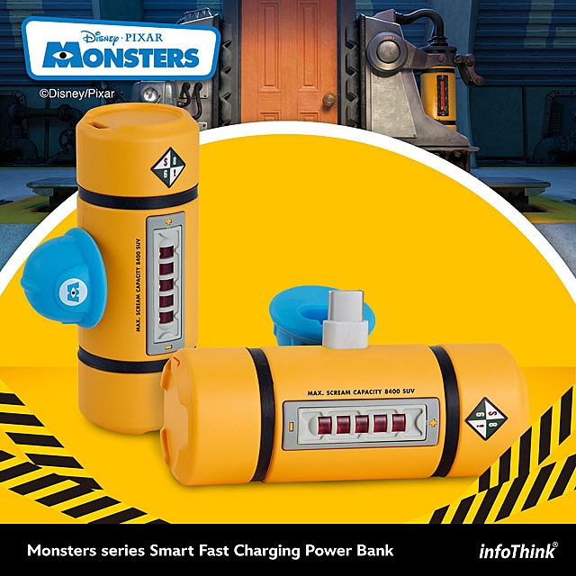 infoThink Disney Monsters Inc - Energy Tank Portable Power Bank (5000mAh)