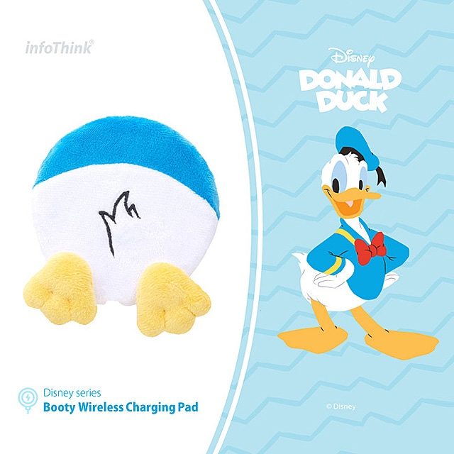 infoThink Disney Series Booty Wireless Charging Pad - Donald Duck