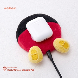 infoThink Disney Series Booty Wireless Charging Pad - Mickey Mouse