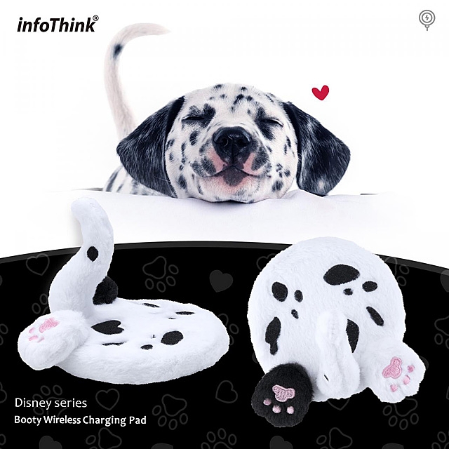 infoThink Disney Series Booty Wireless Charging Pad - 101 Dalmatians
