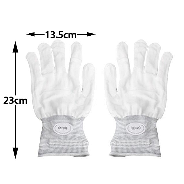 LED Finger Light Gloves - Cotton - Set Of 2 - ApolloBox